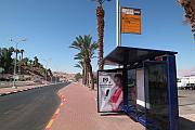 往 Eilat 的巴士站