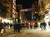 晚上的 Istiklal Caddesi